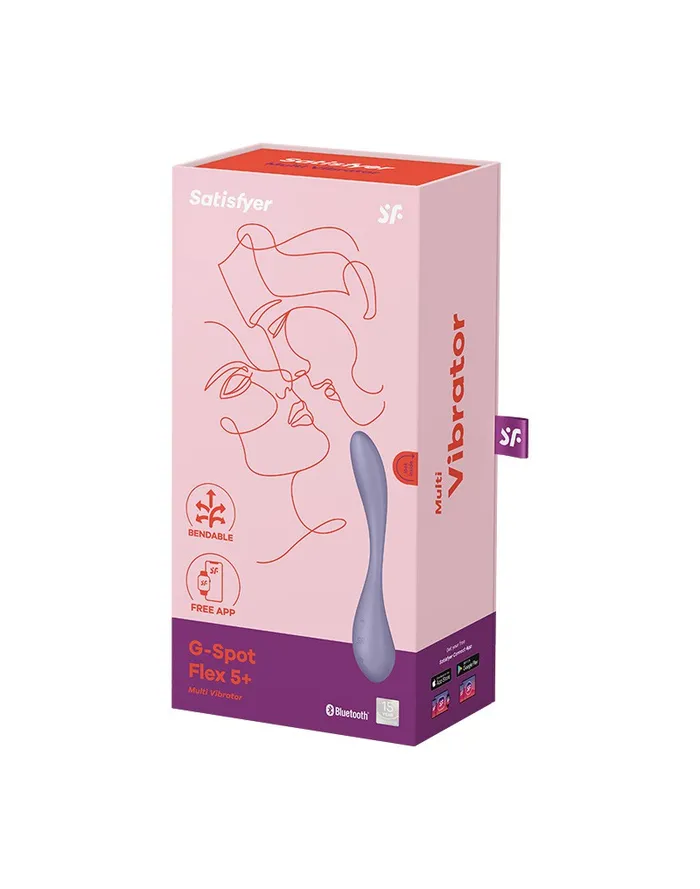 Satisfyer Vibrators | Satisfyer - G-Spot Flex 5+ - Flexibele G-Spot Vibrator  - Met App Control - Lila