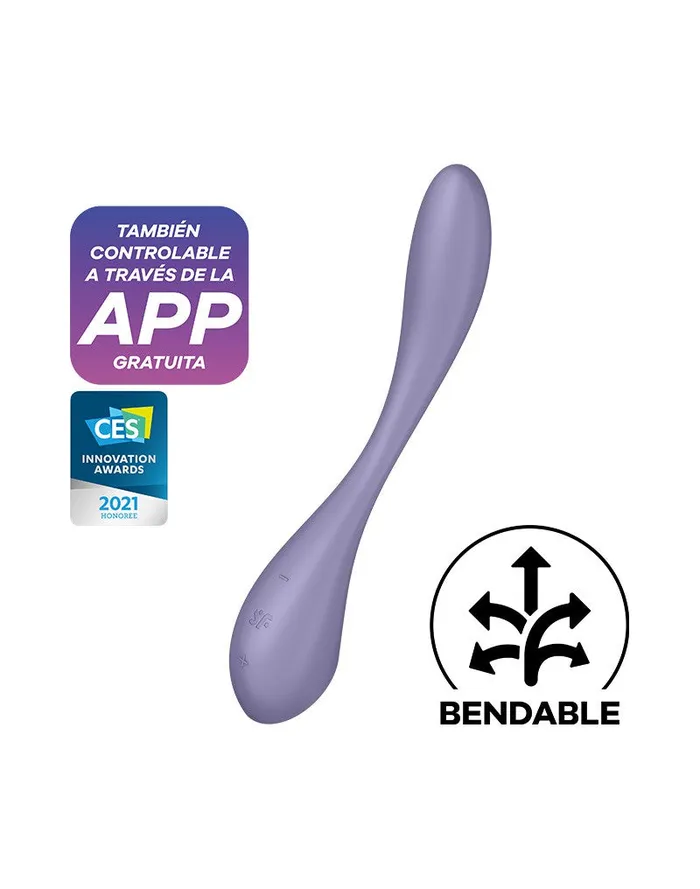 Satisfyer Vibrators | Satisfyer - G-Spot Flex 5+ - Flexibele G-Spot Vibrator  - Met App Control - Lila