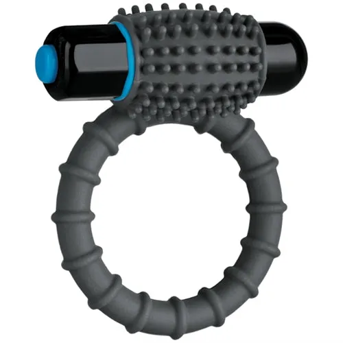 Doc Johnson Male Sex Toys Optimale Vibrating C Ring Slate