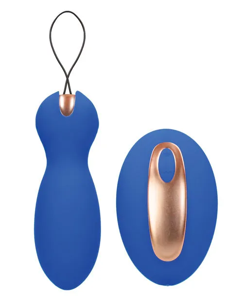 Shots America LLC Vibrators | Shots Elegance Dual Vibrating Bullet & Remote - Blue