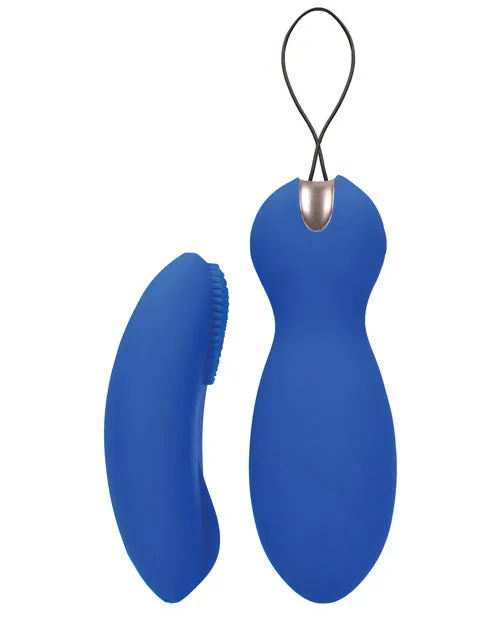 Shots America LLC Vibrators | Shots Elegance Dual Vibrating Bullet & Remote - Blue