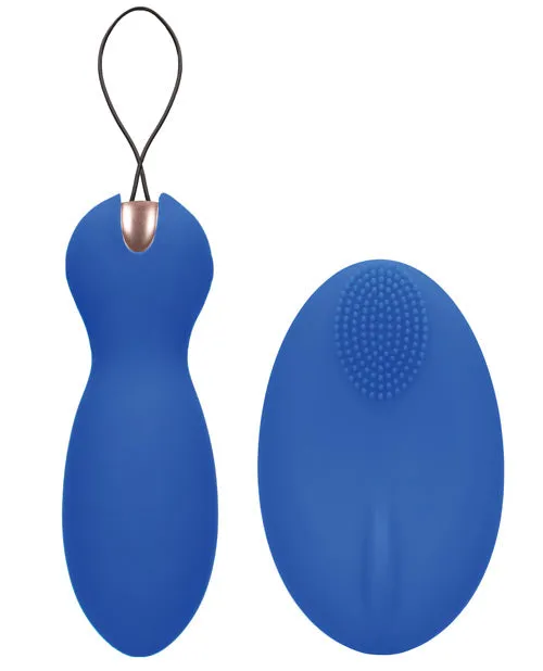 Shots America LLC Vibrators | Shots Elegance Dual Vibrating Bullet & Remote - Blue