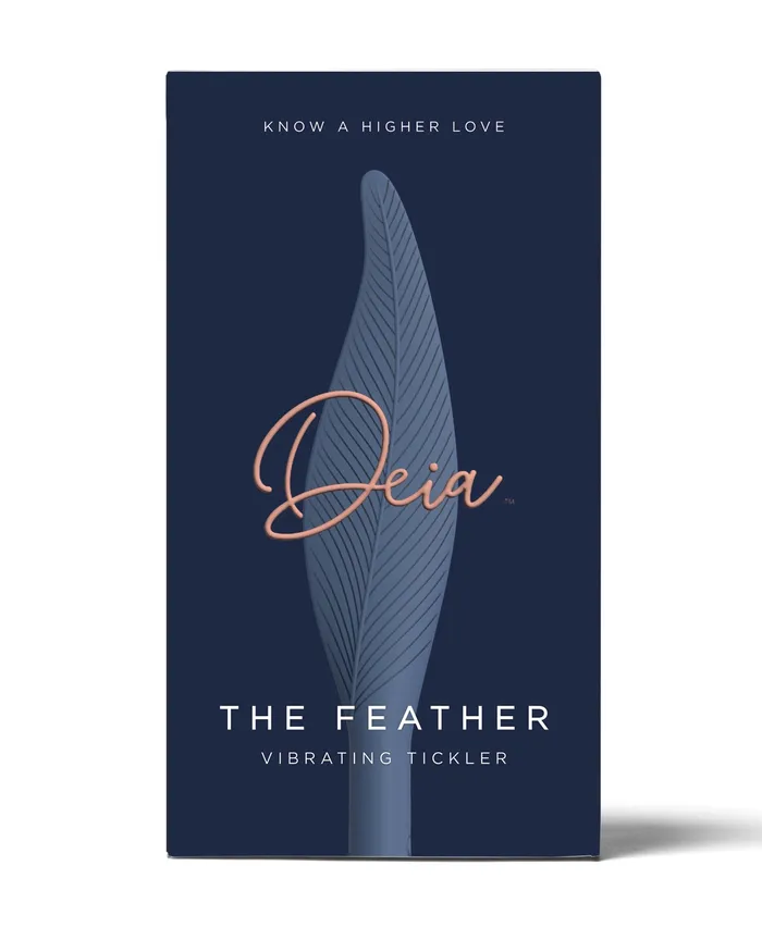 Deia the Feather wCharging Case Navy Beacon Wellness Brands INC Dildos