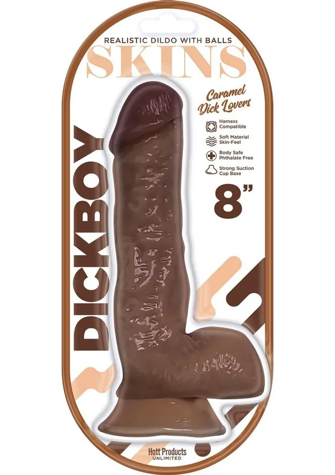 Dickboy Dildos Dickboy Skins Caramel Lovers Dildo