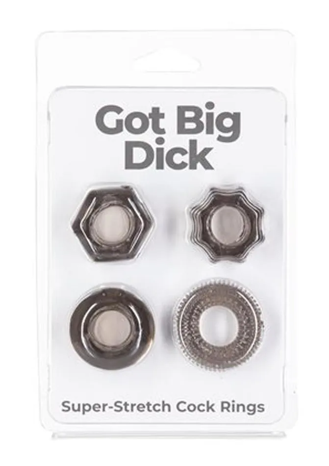 Dildos Powerbullet Powerbullet Got Big D Super Stretch Cock Rings