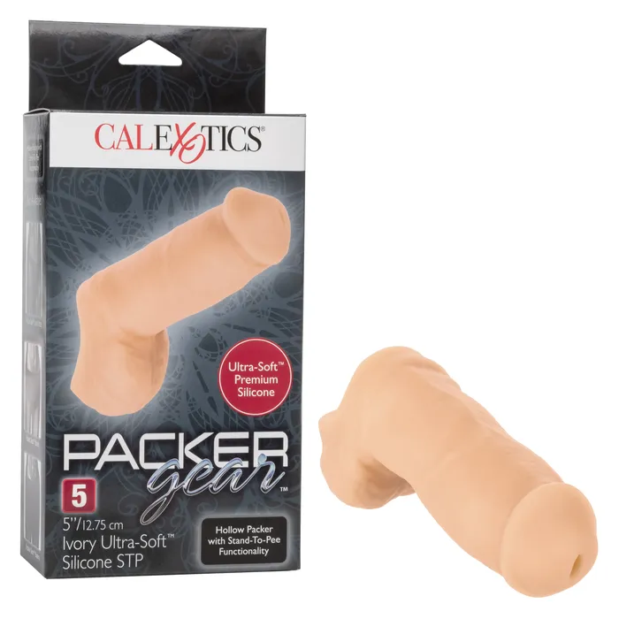 Packer Gear 51275 Cm UltraSoft Silicone Stp Ivory California Exotic Female Sex Toys
