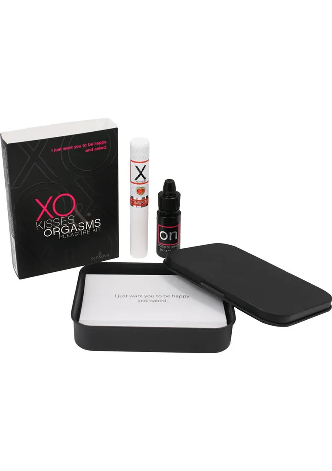 Vibrators Xo Kisses and Orgasms Pleasure Kit Sensuva Pleasure Kits