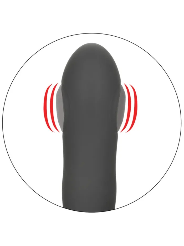Anal CalExotics Eclipse Remote Control Dual Pulsating Probe Grey CALEXOTICS
