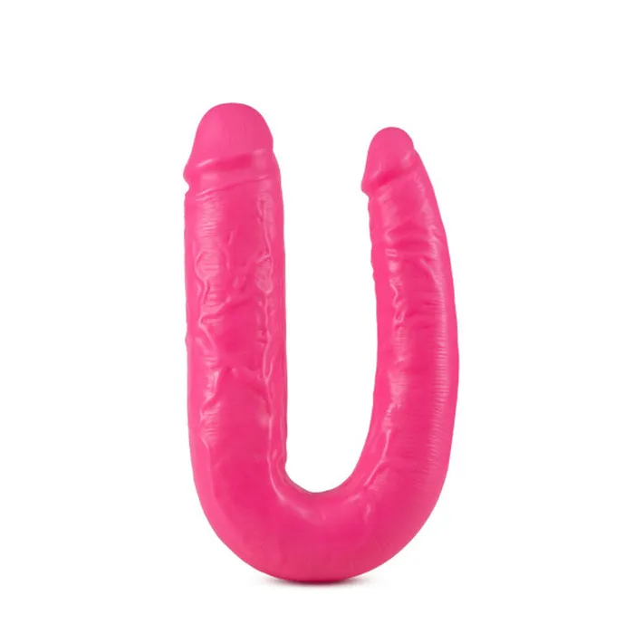 Dildos Blush Novelties Big as Fuk 18 Inch Double Headed Cock Pink