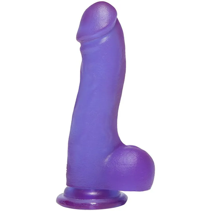 Doc Johnson Crystal Jellies 75 Inch Master Cock With Balls Dildos