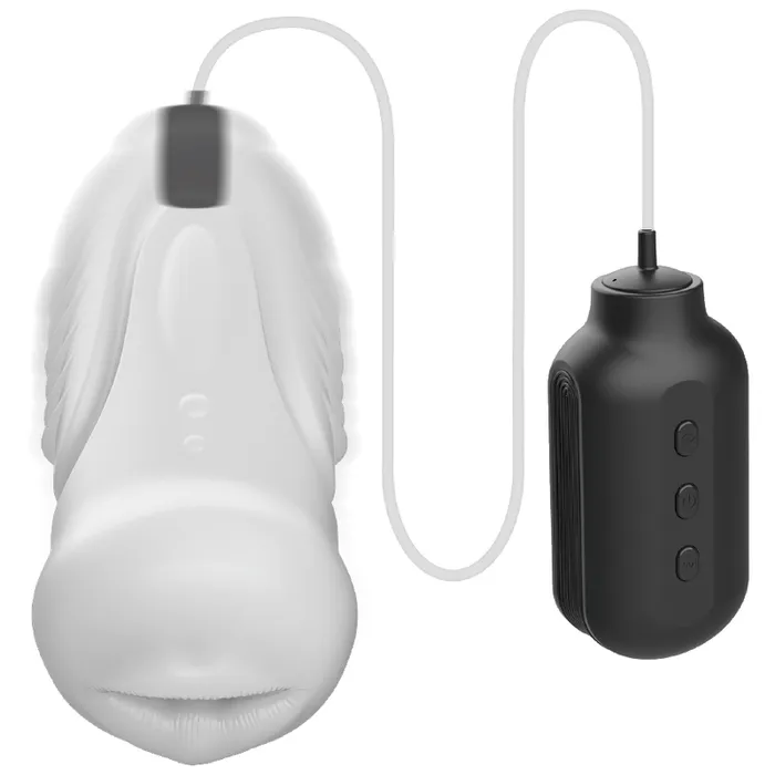 Masturbatore Per Uomini Automatico Simulatore Sesso Orale Pompino 2 IN 1 Aspirazione Vibrazione Sex Toys Per Uomini Jamyjob Couples