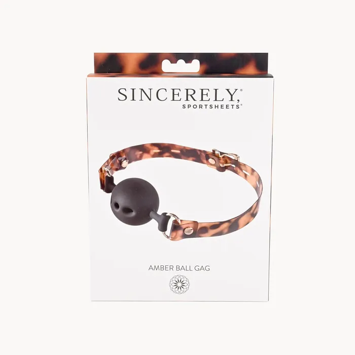 Sportsheets Male Sex Toys Sincerely Amber Ball Gag