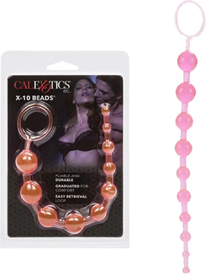 California Exotic Novelties Anal X10 Beads Pink Anal Sex Toy Adult Orgasm Pleasure California Exotic Novelties Anal X10 Beads Pink Anal Sex Toy Adult Orgasm Pleasure
