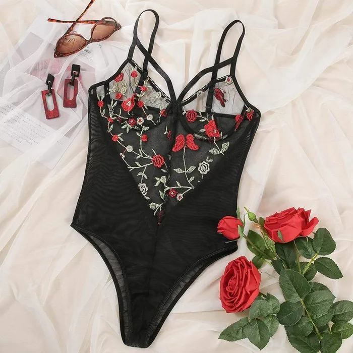 Floral Baby Doll Lace Bra Thong Playtime4u Male Sex Toys