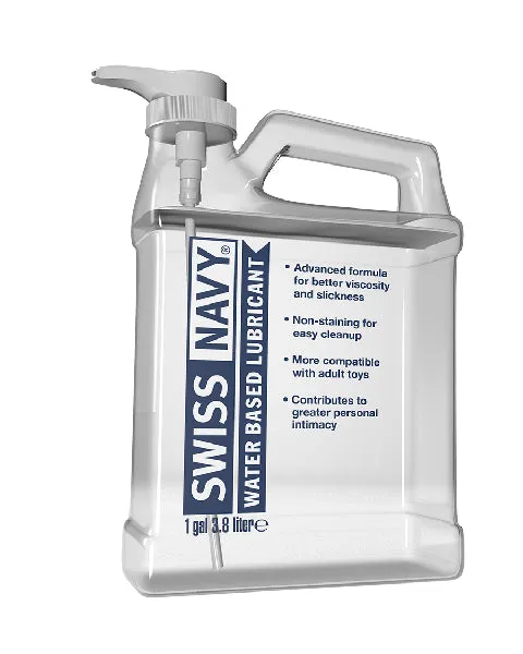 Swiss Navy Water Based Lubricant 1gal38L MyRisque Lubricants