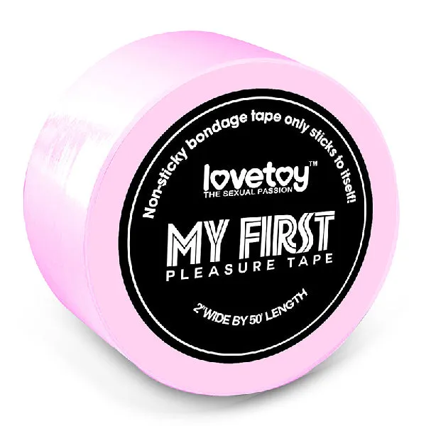 Vibrators My First NonSticky Bondage Tape Pink Lovetoy