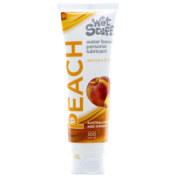 Wet Stuff Lubricants Wet Stuff Peach 100g Tube Peach Flavoured Water Based Lubricant 100 ml Tube Wet Stuff Lubricants Wet Stuff Peach 100g Tube Peach Flavoured Water Based Lubricant 100 ml Tube