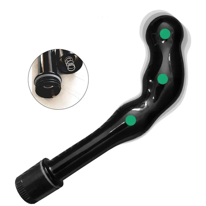 Anal SxLife Official Adjustable Speed Black Prostate Massager