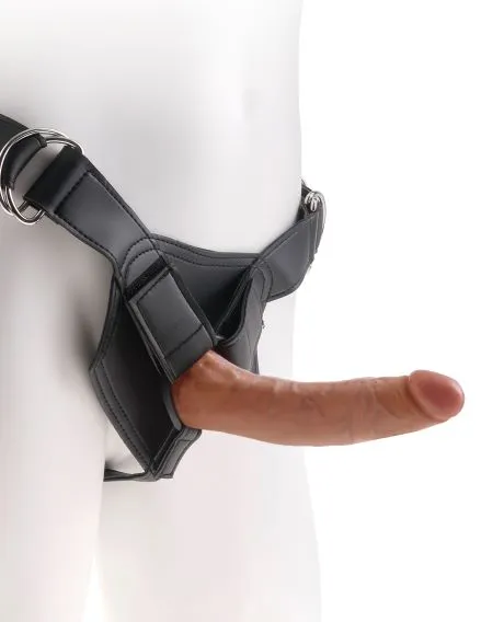 Female Sex Toys King Cock Strap On Harness With 7in Cock Tan Pipedream Products