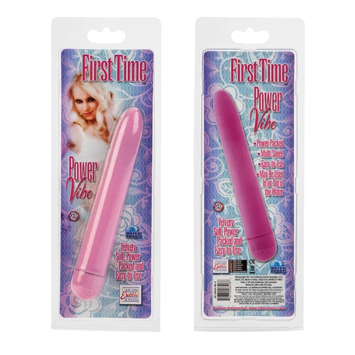 First Time Power Vibrator Pink California Exotic Novelties Vibrators