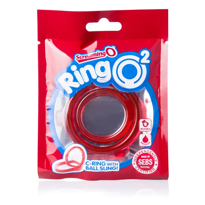 Male Sex Toys Ring O2 Red Screaming O