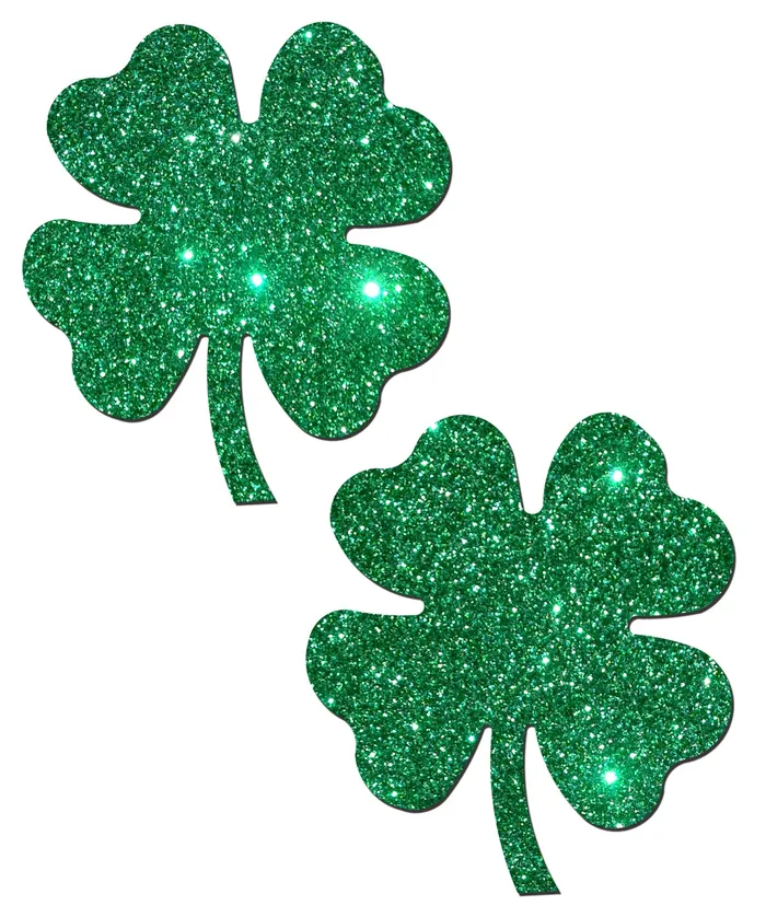 Pastease Vibrators Pastease Four Leaf Clover Glittering Green Shamrocks