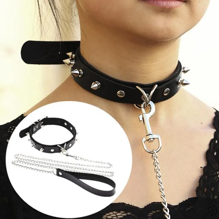 SxLife Official BDSM Neck Collar Traction Rope Vibrators