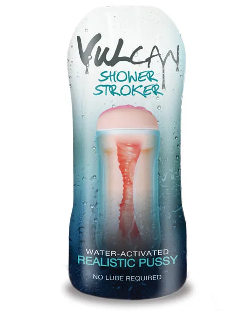 Topco Male Sex Toys Cyberskin H2o Vulcan Shower Stroker Realistic