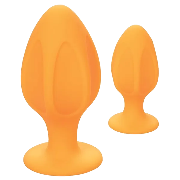 Cal Exotics Anal Cheeky Textured Butt Plug Kit