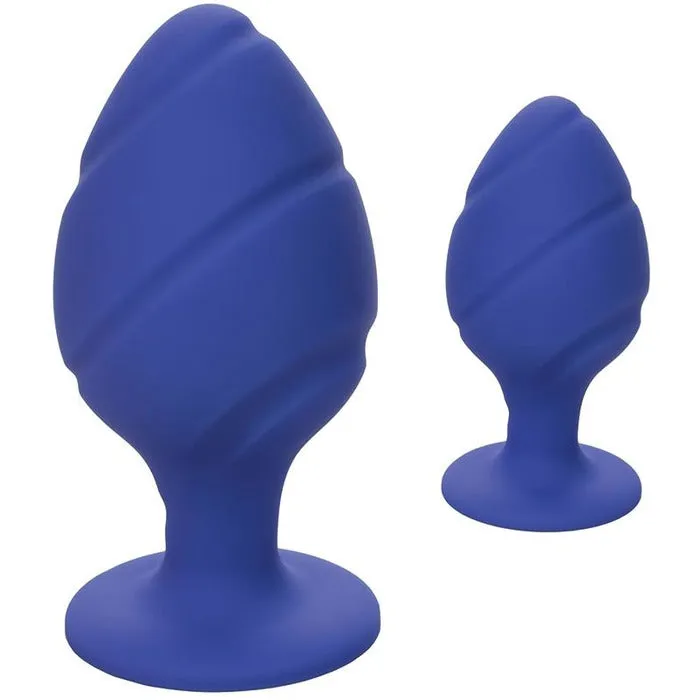 Cal Exotics Anal Cheeky Textured Butt Plug Kit