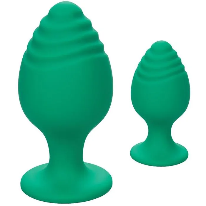 Cal Exotics Anal Cheeky Textured Butt Plug Kit