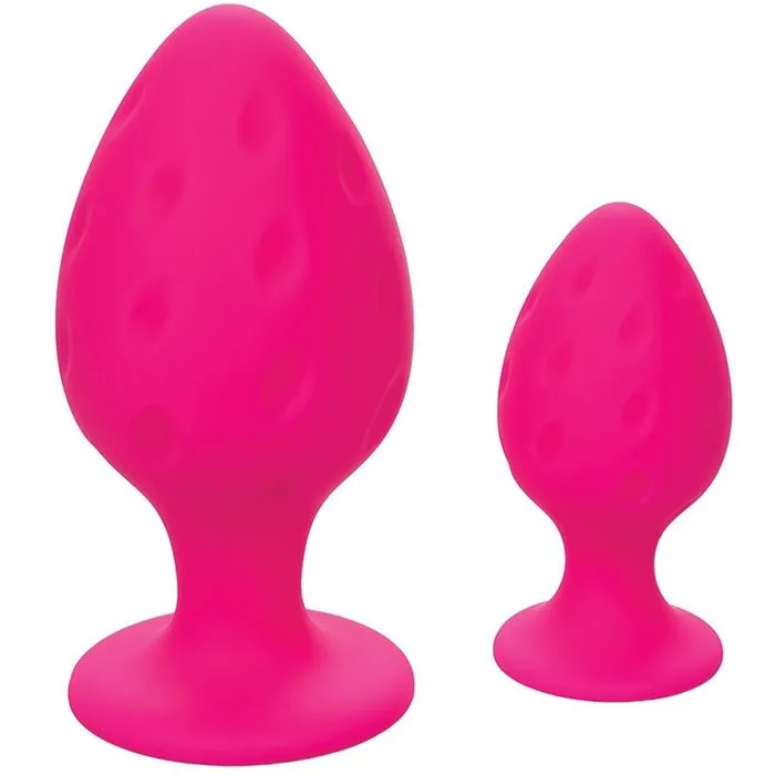 Cal Exotics Anal Cheeky Textured Butt Plug Kit
