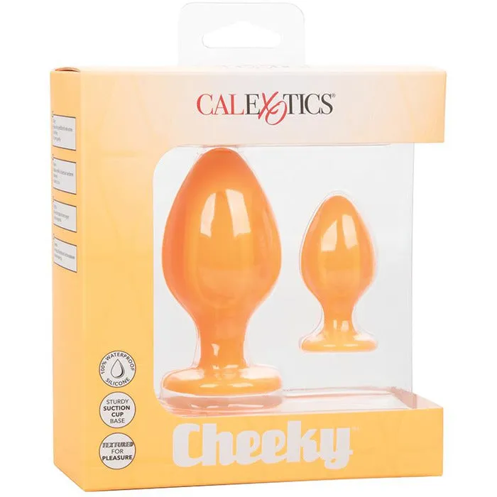 Cal Exotics Anal Cheeky Textured Butt Plug Kit
