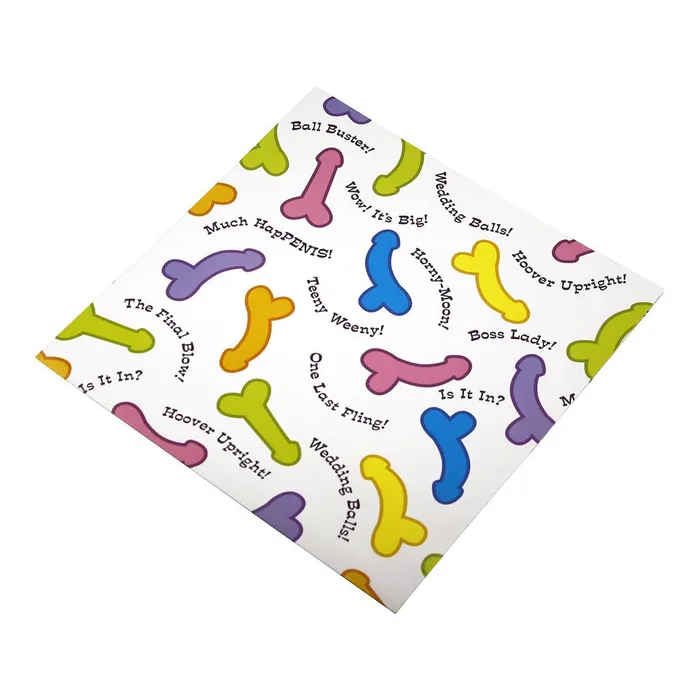 Male Sex Toys Pleasuremalta Pecker party napkins pack of 8
