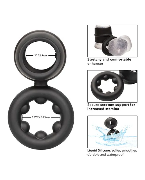 CalExotics Alpha Liquid Silicone Dual Magnum Ring Female Sex Toys