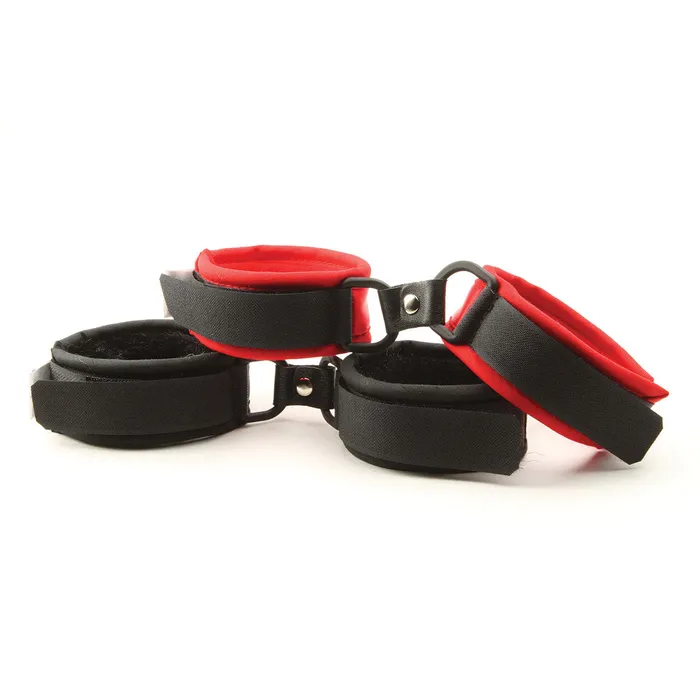 Foxtails Vibrators Red Faux Fur Handcuffs Foxtails Vibrators Red Faux Fur Handcuffs