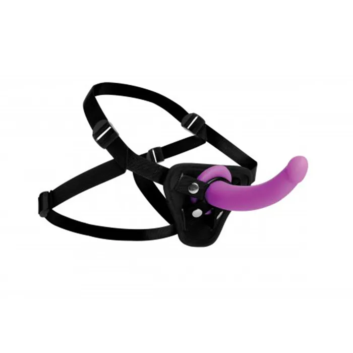 Silicone GSpot Dildo Sex Harness Set XR Brands Female Sex Toys