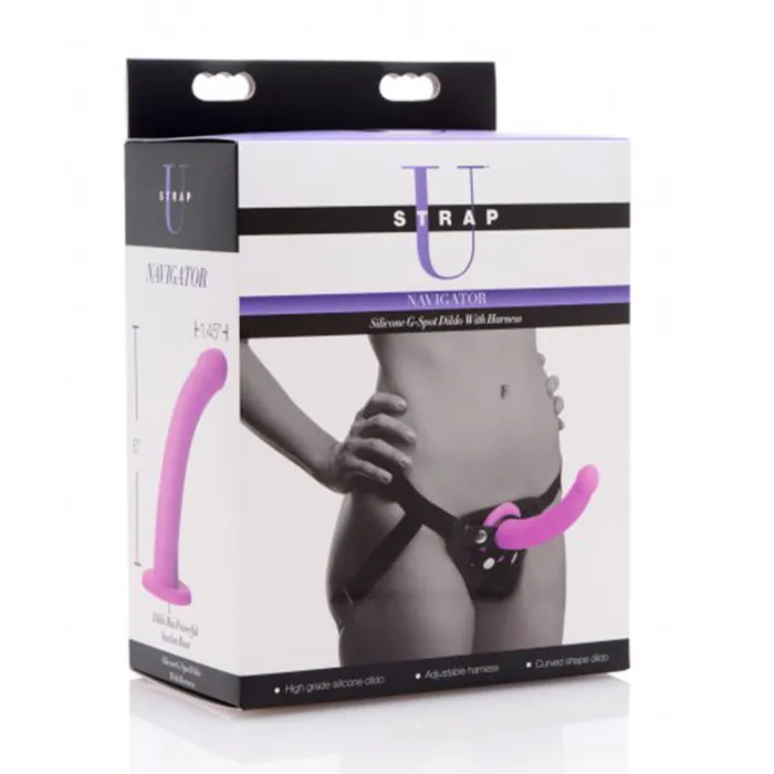 Silicone GSpot Dildo Sex Harness Set XR Brands Female Sex Toys