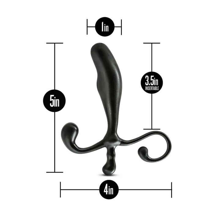 Anal Adventures Prostate Stimulator Black Elevate Your PSpot Pleasure Blush Novelties Anal