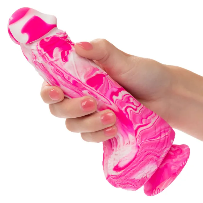 California Exotic Novelties Dildos Discover Intense Pleasure with the Twisted Love Twisted Dong 6 Inches in Pink