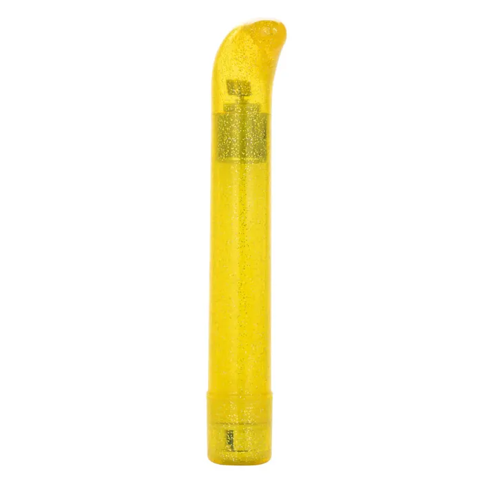 California Exotic Novelties Female Sex Toys Sparkle Slim GVibe Yellow