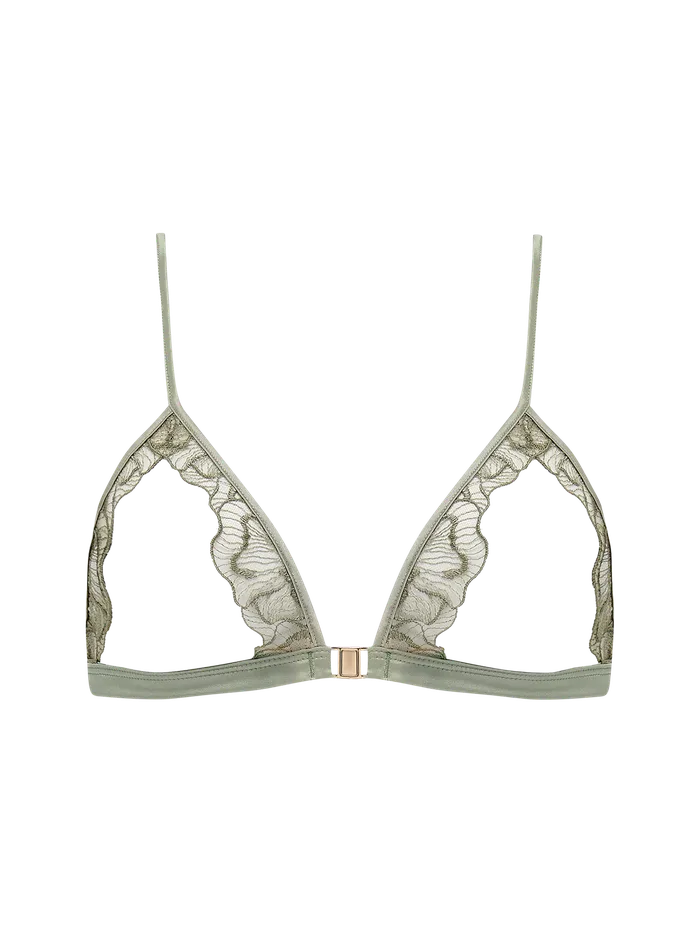 Coco de Mer Vibrators Coco de Mer Lila Open Triangle Bra