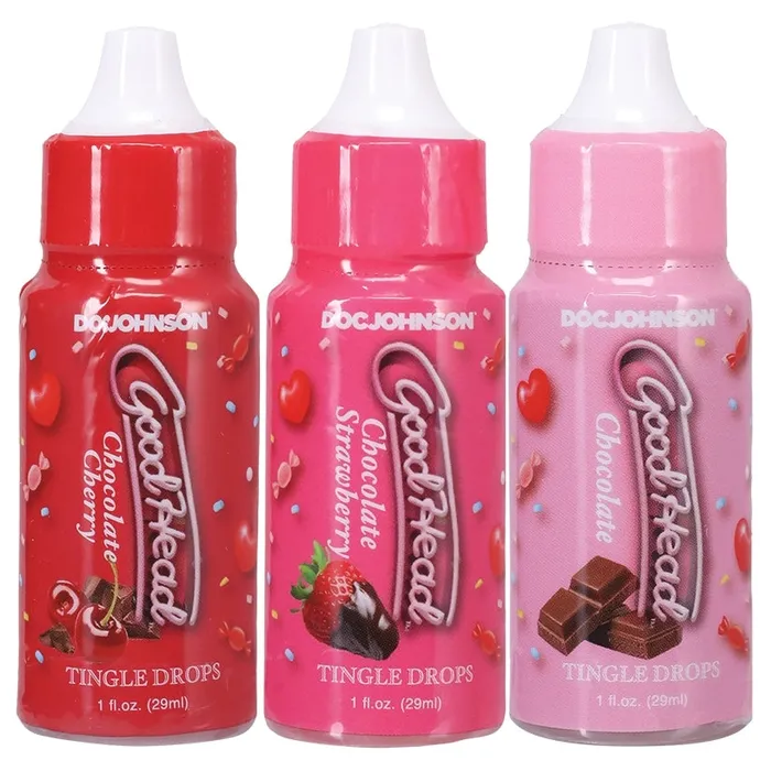 DOC JOHNSON Male Sex Toys GoodHead Tingle Drops Pack of 3