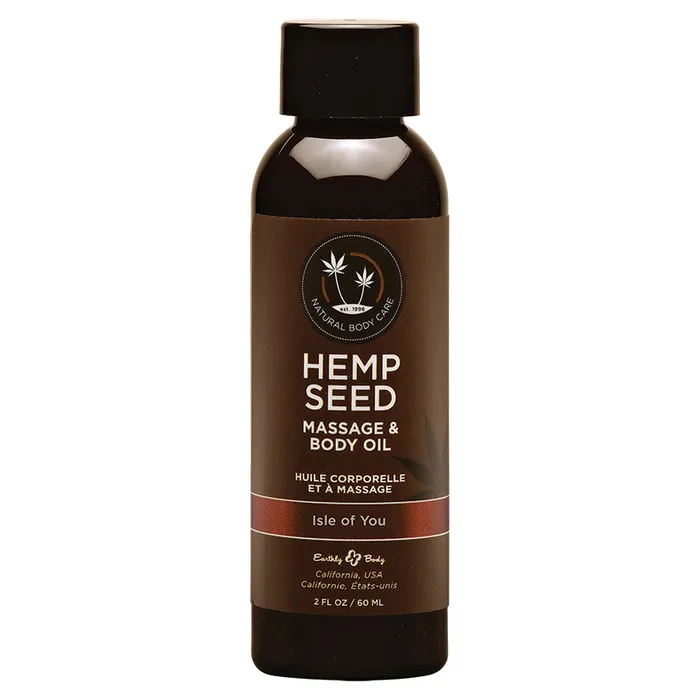 EARTHLY BODY Earthly Body Hemp Seed Massage OilIsle of You 2oz Couples