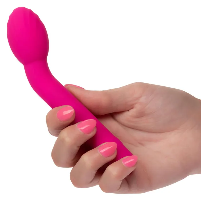 Female Sex Toys California Exotic Novelties California Exotic Novelties Bliss Liquid Silicone Mini Tulip GSpot Vibrator Rechargeable 10 Speeds