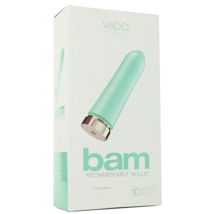 Female Sex Toys VeDO Bam Rechargeable 10X Bullet Vibe in Tease Me Turquoise Female Sex Toys VeDO Bam Rechargeable 10X Bullet Vibe in Tease Me Turquoise