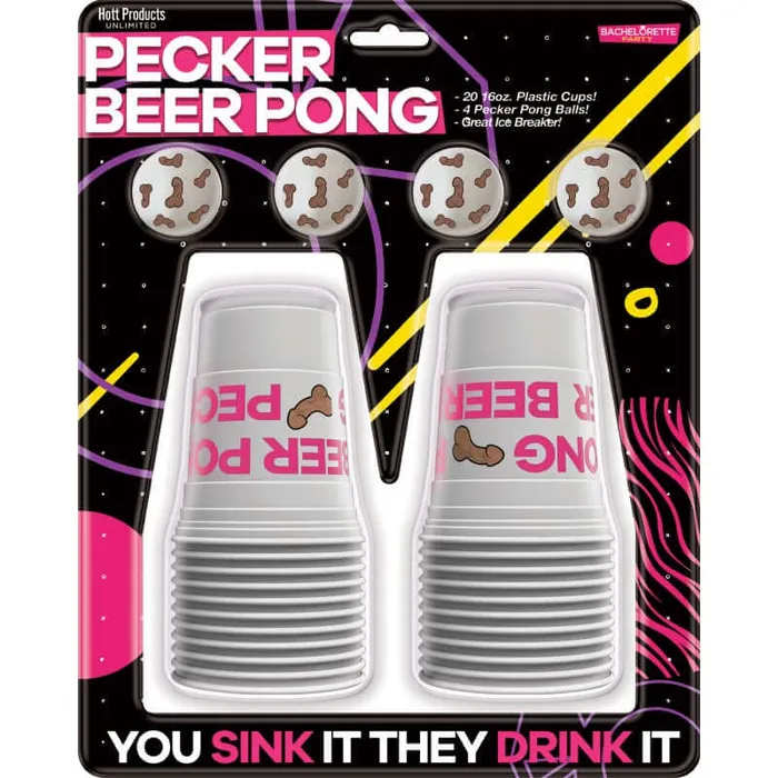 HOTT Products Pecker Beer Pong Set by Hott Products Anal