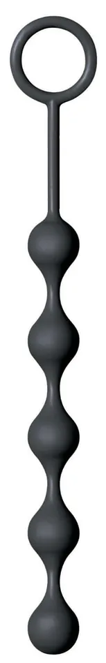 Icon Brands S Drops Silicone Anal Beads Black Icon Brands Anal