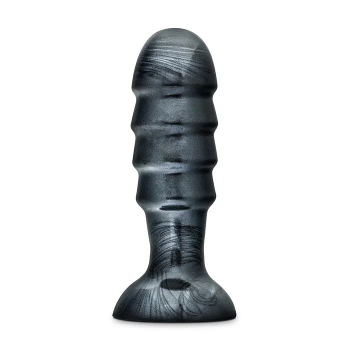 Jet By Blush Bruiser Carbon Metallic Black 75Inch Anal Plug With Suction Cup Base Blush Anal