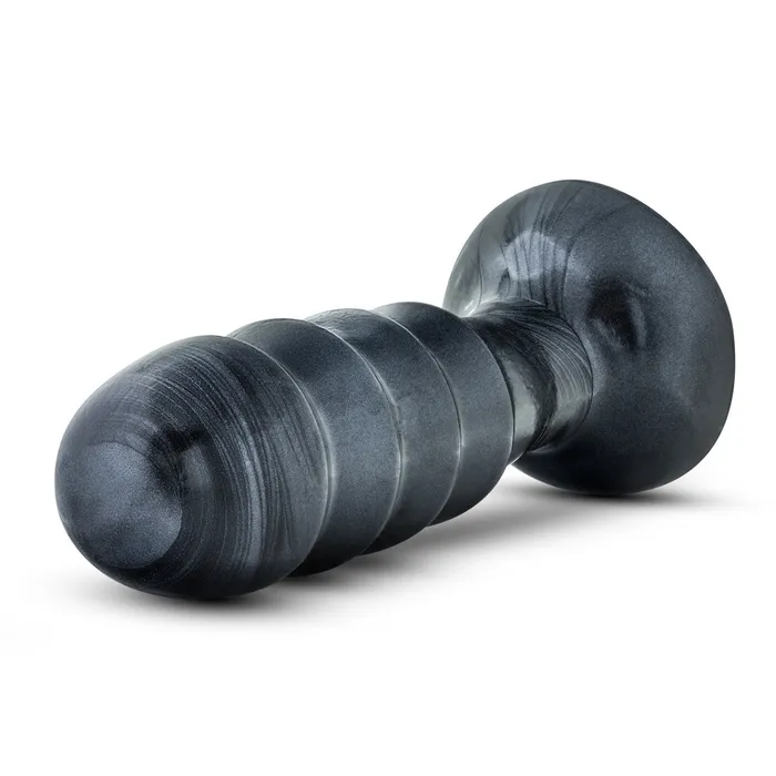Jet By Blush Bruiser Carbon Metallic Black 75Inch Anal Plug With Suction Cup Base Blush Anal